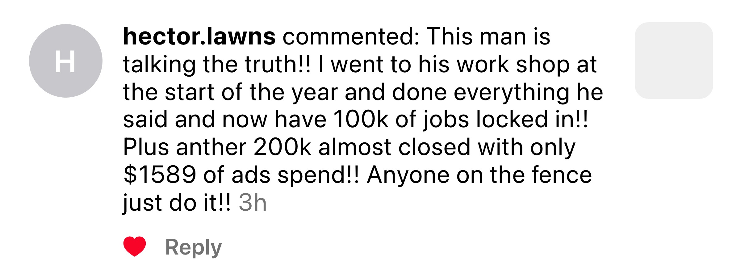 Client message