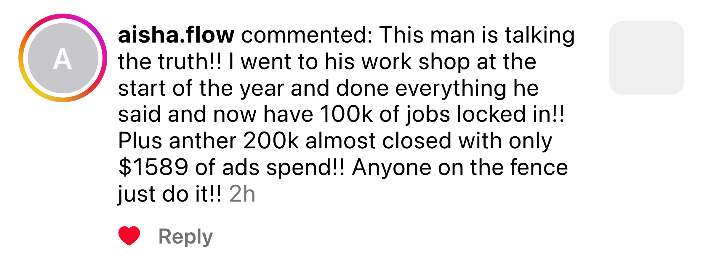 Client message