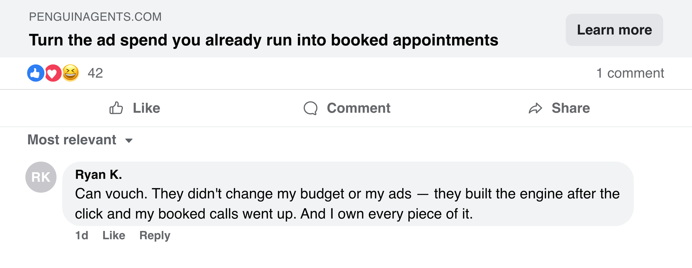 Client receipt