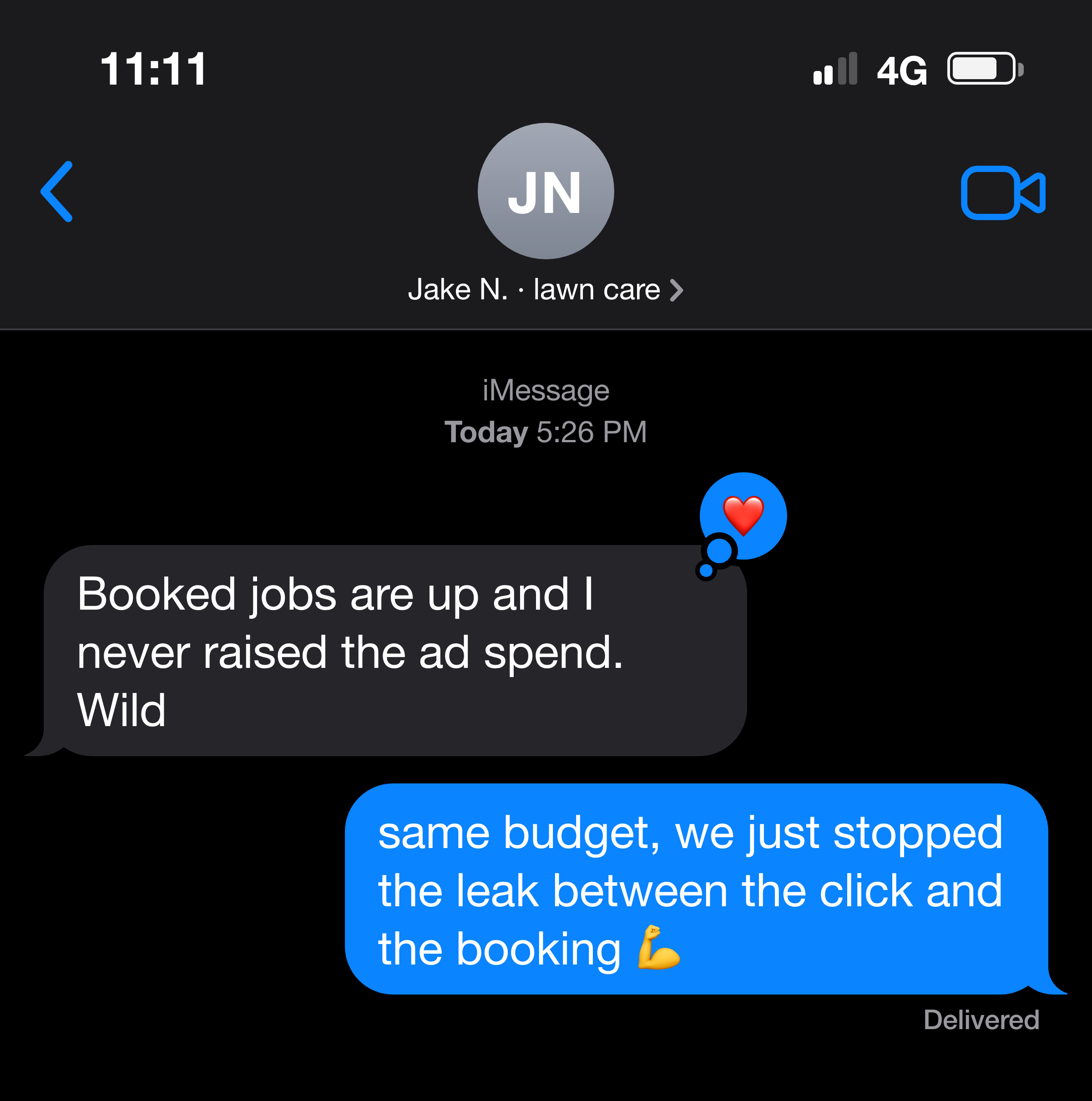 Client message