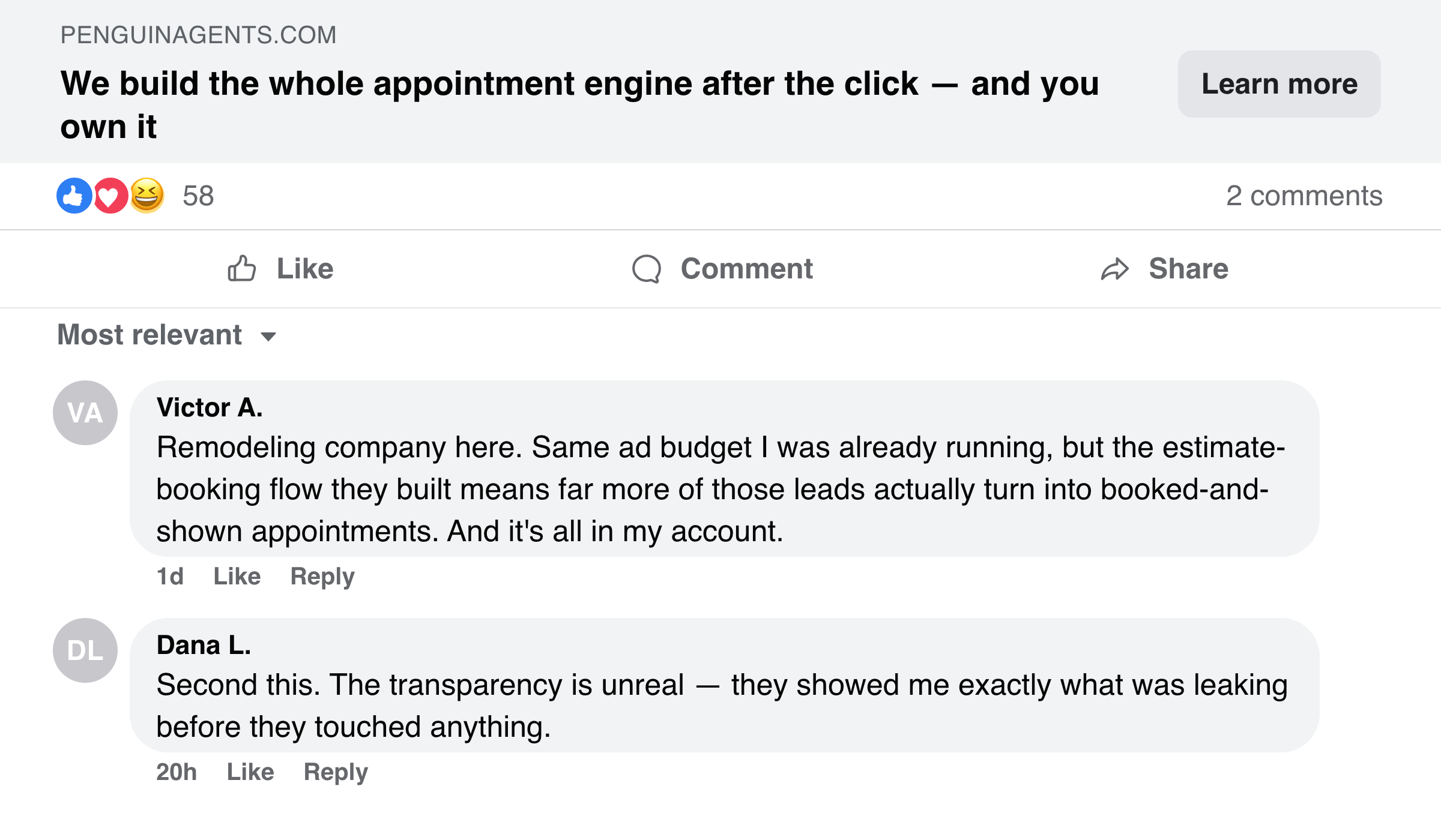 Client message